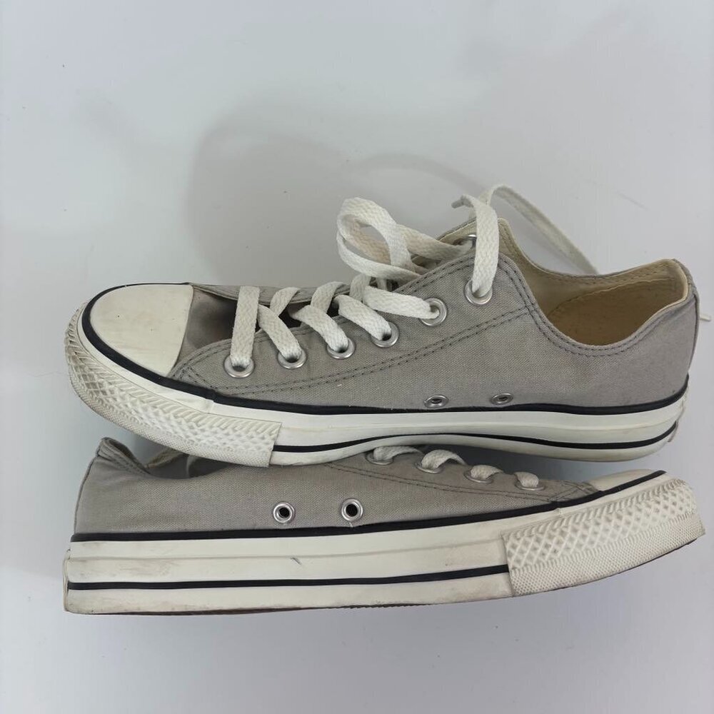 Converse All Star Women's Size 8 Men's Size 6 Low Top Light Grey Sneakers - Picture 6 of 9